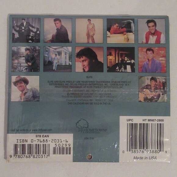 Elvis Presley, deck of playing cards plus a 16 month Vintage Mini calendar - Picture 7 of 11